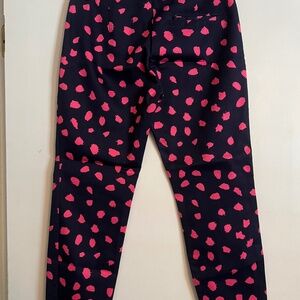 H&M navy and hot pink Chinos size US 6